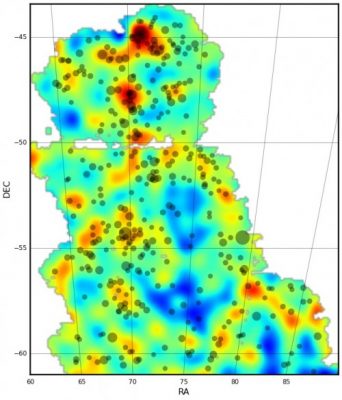 Dark matter map