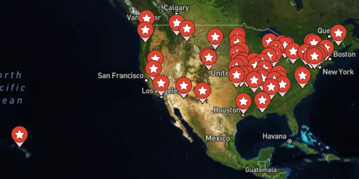 CC* Sites map preview