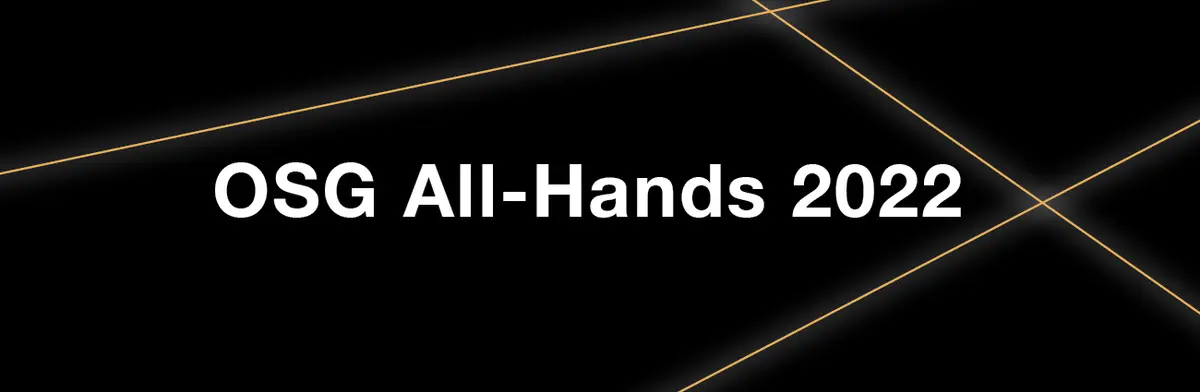OSG All-Hands Meeting 2022 Banner